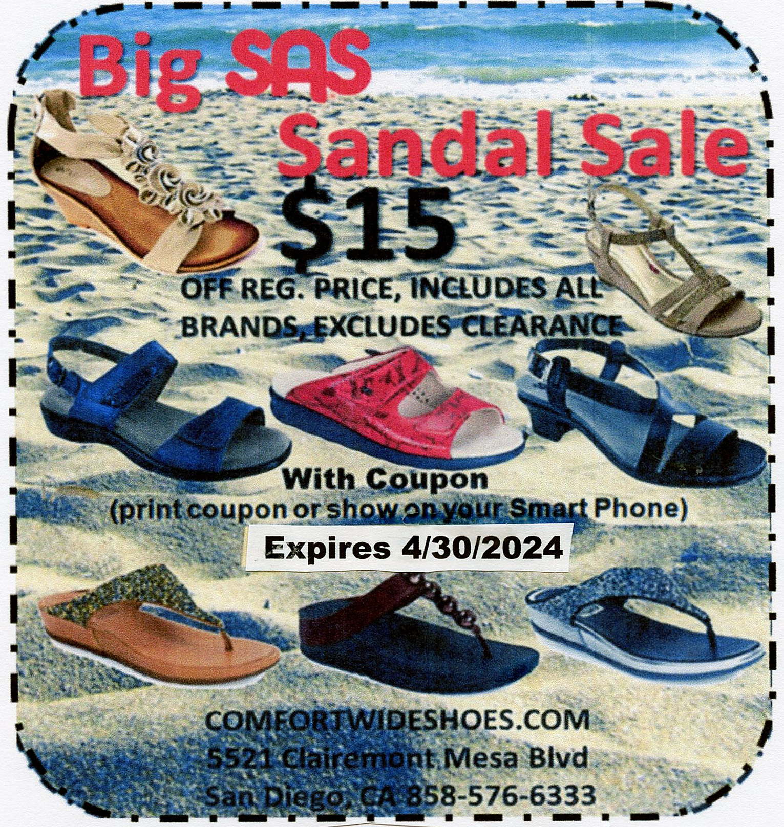 Comfort Wide Shoes Coupon